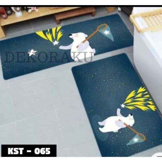 1 SET KESET DAPUR LEMBUT ANTI SLIP
