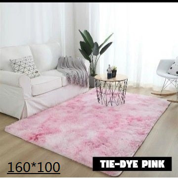 BARU ! 120x200 KARPET BULU TIE-DYE TEBAL bulu