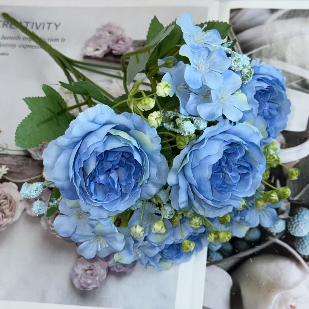 Bouquet bunga BKT 761 BOTARO Mawar Artifisial Dekorasi Hiasan Seserahan Buket Palsu