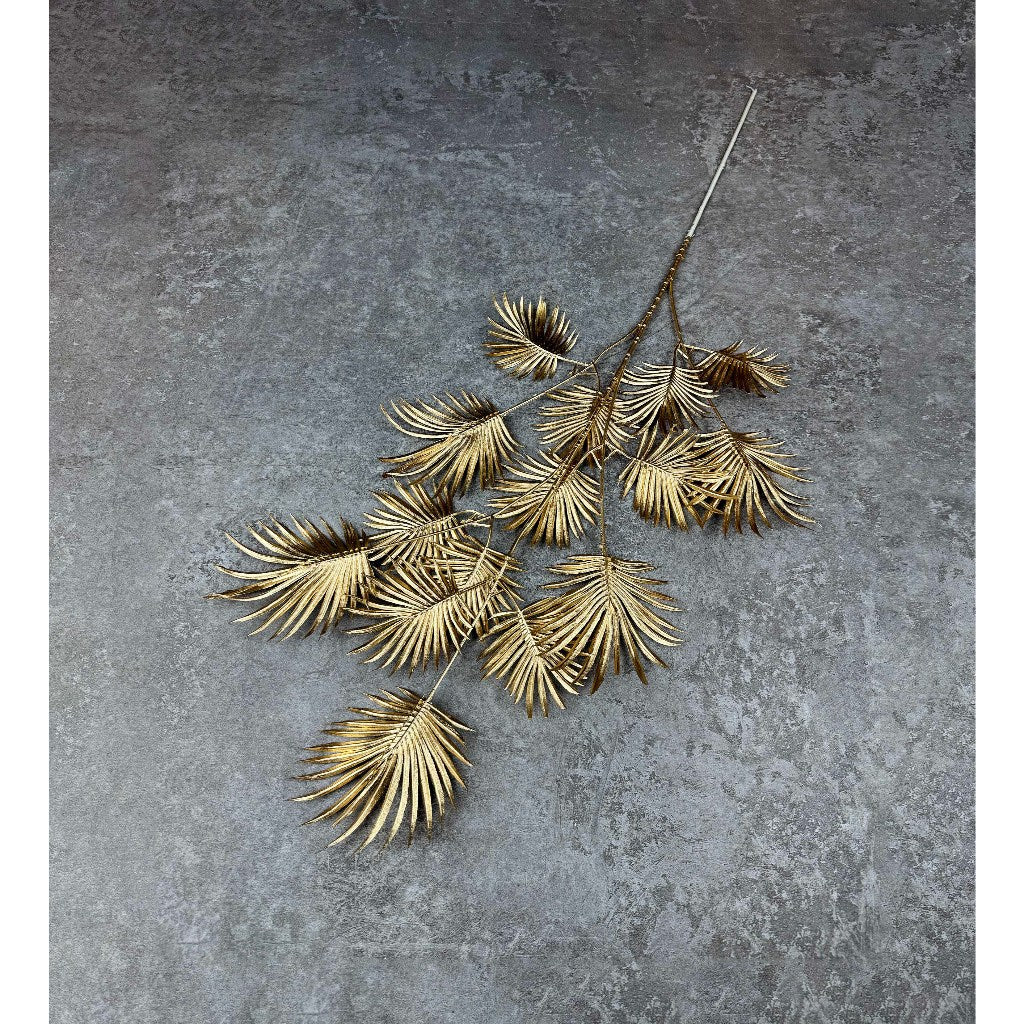 Daun Gold Daun emas Artificial flower Leaf gold tanaman emas Ornamen Imlek