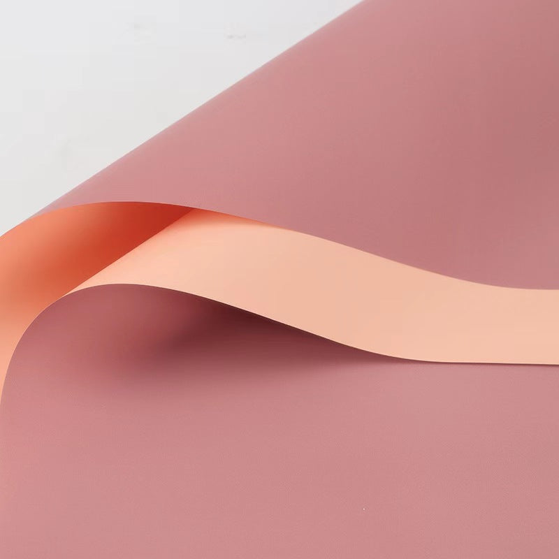 (5 LEMBAR) - FL4 OYA SMALL 38.5*45CM Kertas Bunga Buket Dua Warna Bi Color/Kertas Buket Florist Cellophane