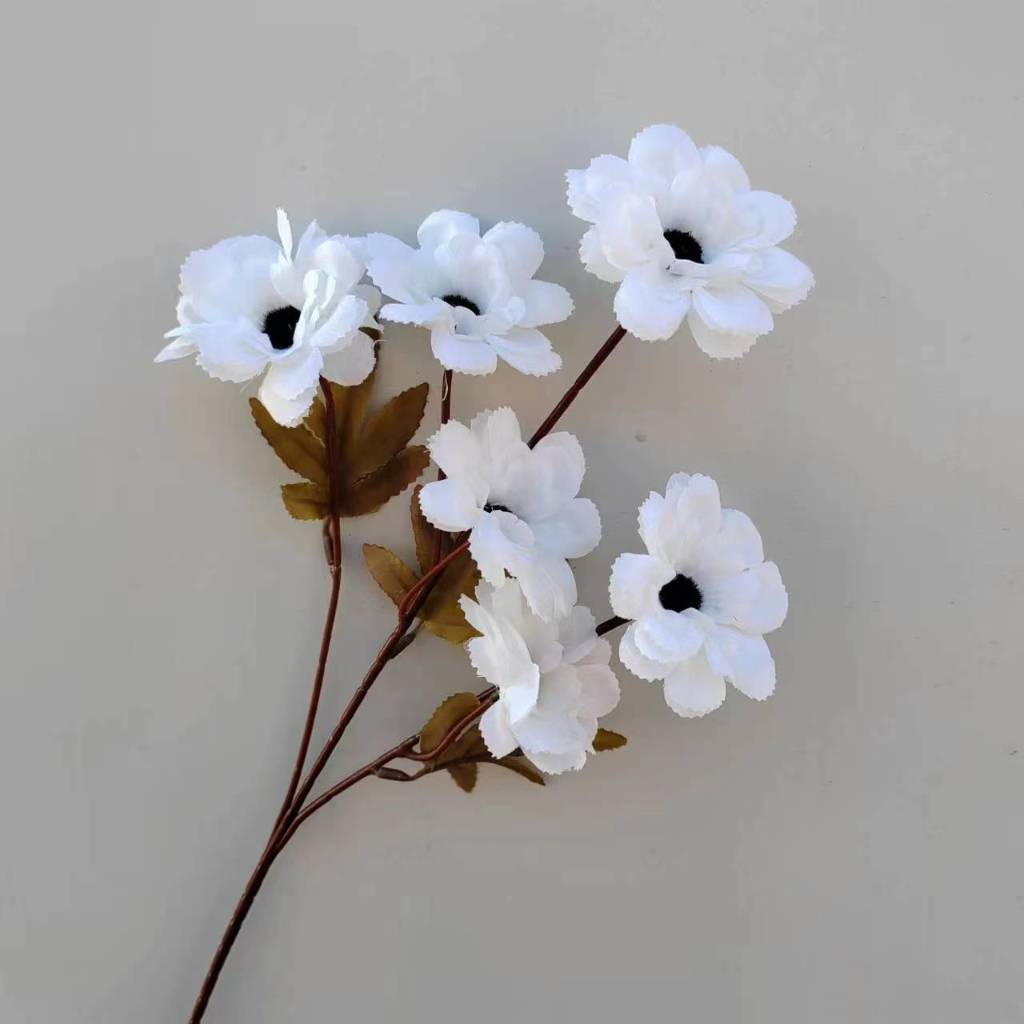 Bunga Rhododendron 60cm Plastik Tanaman Sunflower Krisan Hias Dekorasi Minimalis Home