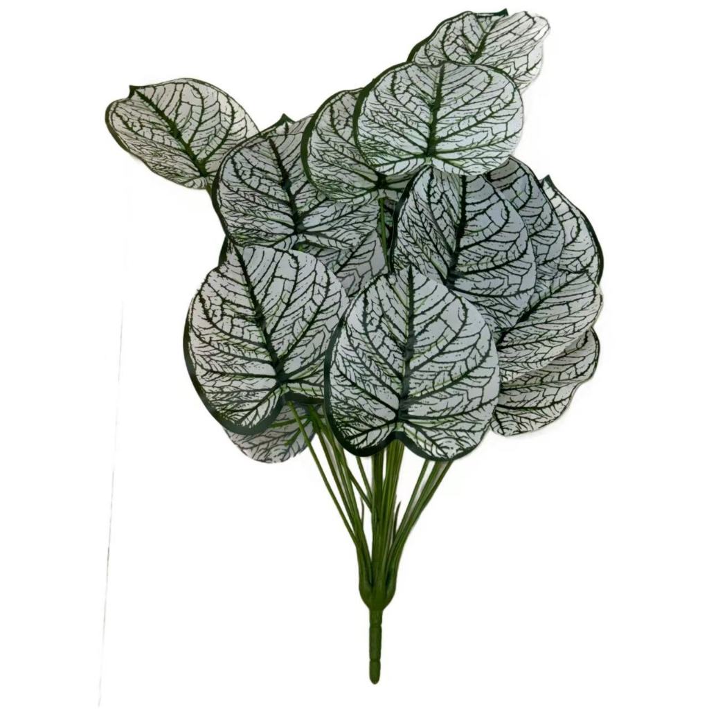DAUN LEAF AGLONEMA ARTIFICIAL DAUN PLASTIK POT BUNGA KELADI HIAS MURAH DAUN ARTIFISIAL TANAMAN HIAS PLASTIK DEKORASI RUMAH