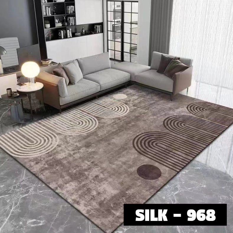 TURKEY POLYESTER SILK AMBAL Qualitas Unggul KARPET 2 METER x 1,4 METER #936-968