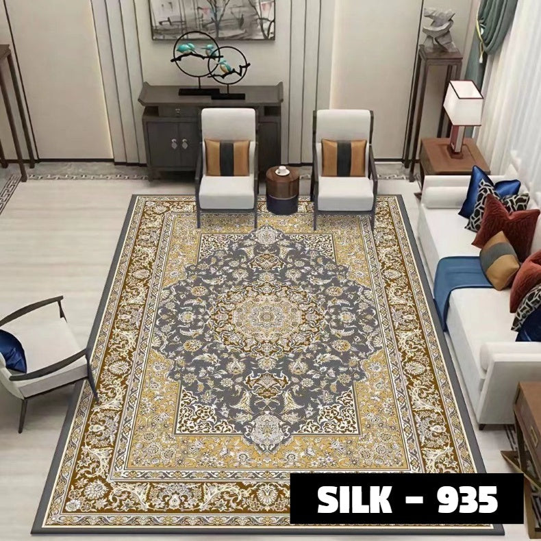 TURKEY POLYESTER SILK AMBAL Qualitas Unggul KARPET 2 METER x 1,4 METER #901-935