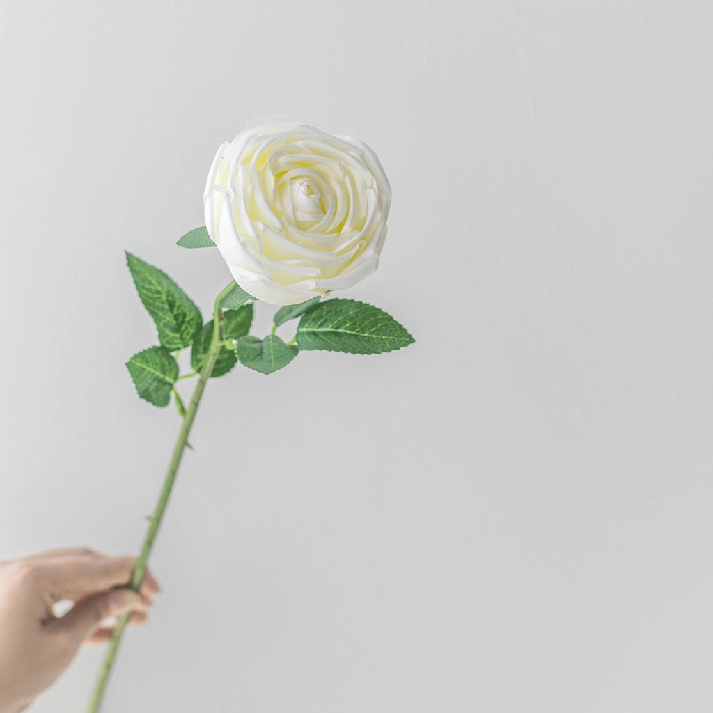 THAI ROSE Mawar 50CM Artifisial Dekorasi Tanaman Palsu Hiasan diameter 10CM