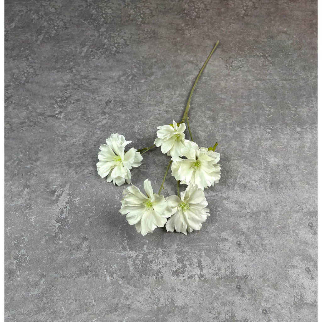 C88 FEAT (x5) Bunga Orchid Kain Sutra 65CM ARTIFICIAL BUNGA DEKORASI HIAS RUANGAN RUMAH KANTOR STUDIO