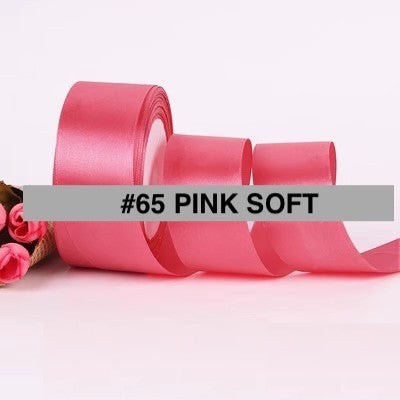 PTA8 SATIN Pita Satin Roll Motif Setangan Satin dan Transparan Modern Pita Kado 4cm/Pita Dekorasi Buket