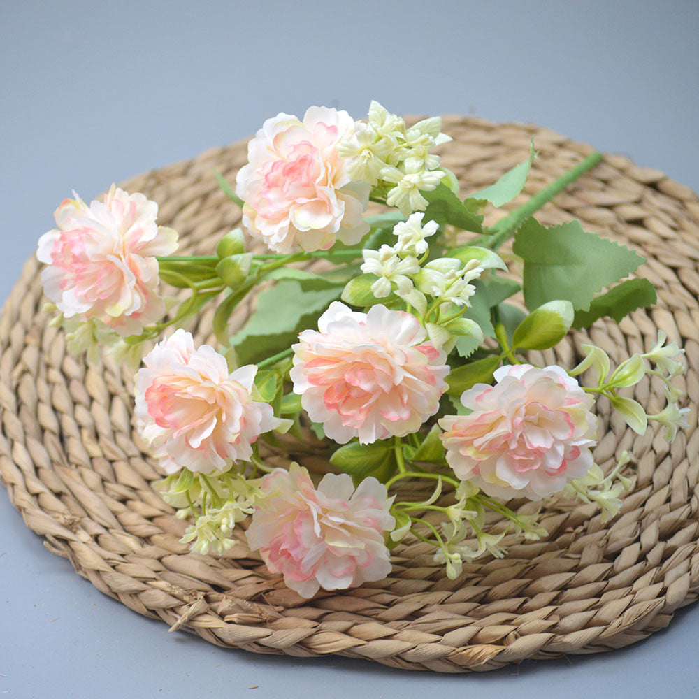 Bouquet bunga P123 AWAN Peony Artifisial Dekorasi Hiasan Seserahan Buket Palsu