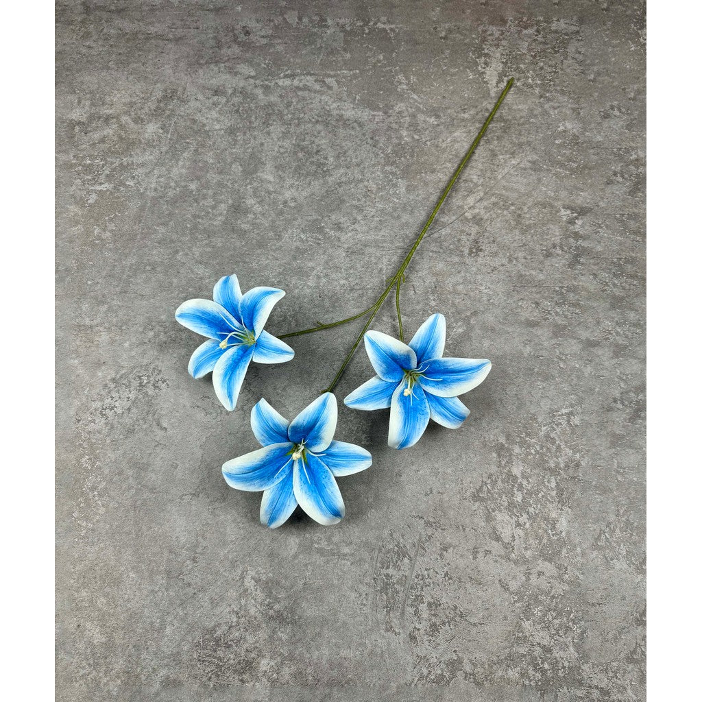 C87 HETTY (x3) Bunga Lily Flower tape 65CM ARTIFICIAL BUNGA DEKORASI HIAS RUANGAN RUMAH KANTOR STUDIO