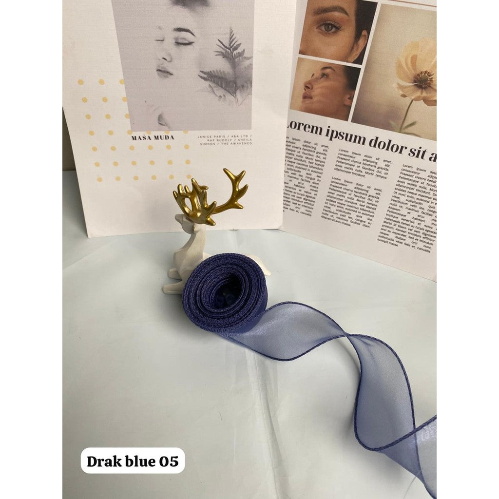 PTA9 SIMPLE Modern Pita Kado 4cm/Pita Dekorasi Buket