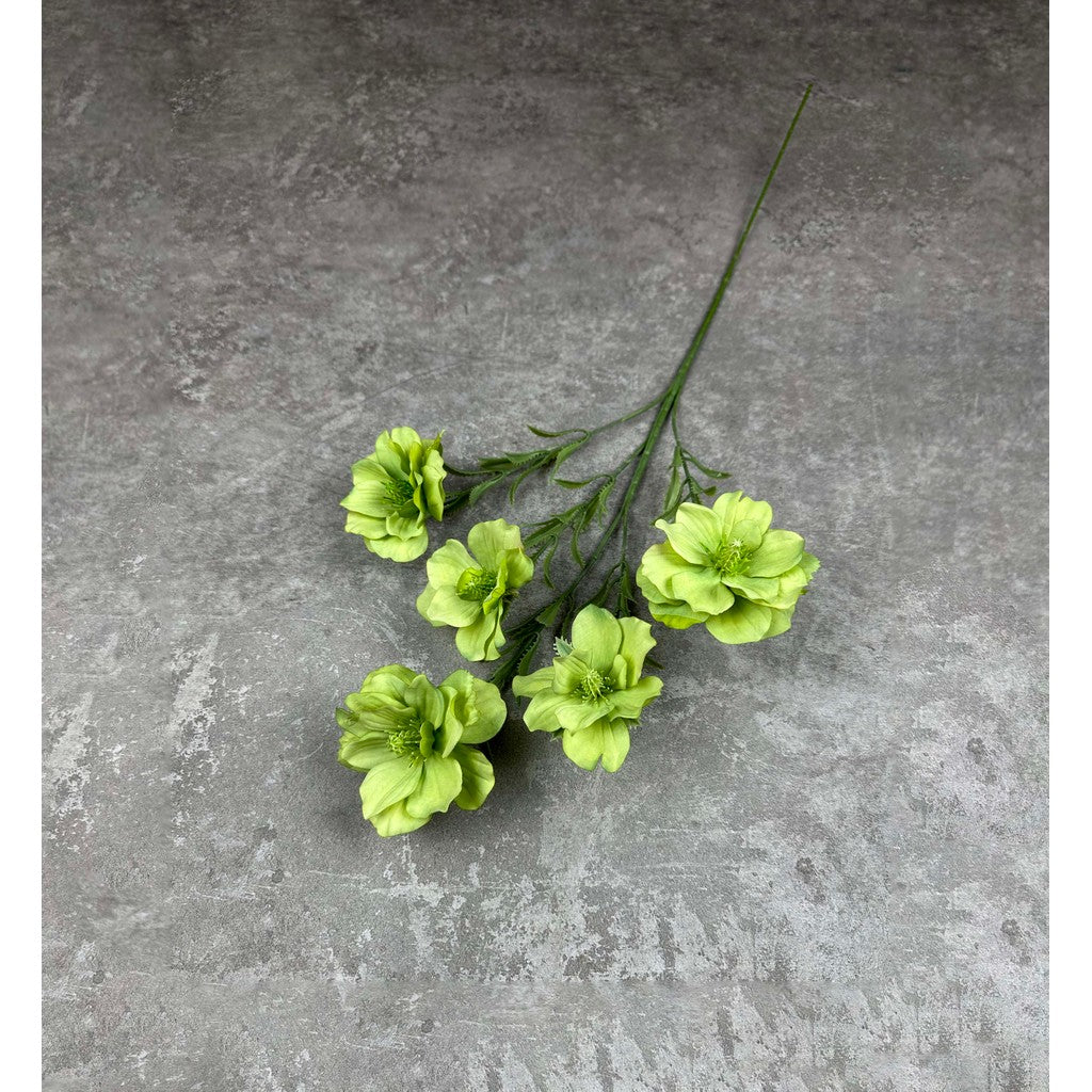 C89 5EMON (x5) Bunga ANEMONE Kain Sutra 80CM ARTIFICIAL BUNGA DEKORASI HIAS RUANGAN RUMAH KANTOR STUDIO