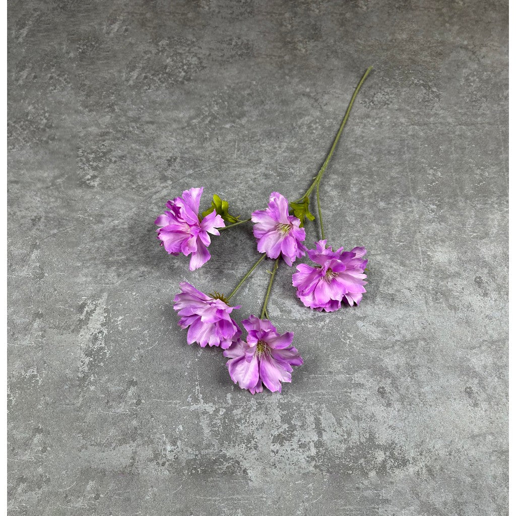 C88 FEAT (x5) Bunga Orchid Kain Sutra 65CM ARTIFICIAL BUNGA DEKORASI HIAS RUANGAN RUMAH KANTOR STUDIO