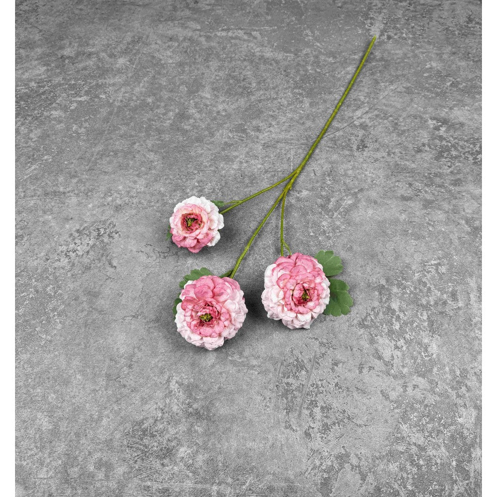 C82 MASNAGA (x3) Bunga Peony Kain Sutra 64CM ARTIFICIAL BUNGA DEKORASI HIAS RUANGAN RUMAH KANTOR STUDIO