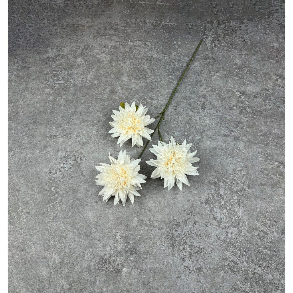 C11 (baru no daun) (x3) ANEMONE 68cm Artificial Bunga Mawar 3 Cabang 3 Kuntum Bunga Palsu Plastik Buatan Imitasi Hias Dekor Buket Bouquet Rumah Pesta/Bunga Hias