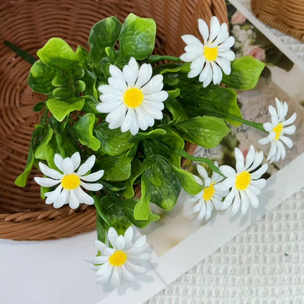 Bouquet bunga BKT 1026 KAMOMI 7Cbg Bunga Matahari Artifisial Dekorasi Hiasan Seserahan Buket Palsu