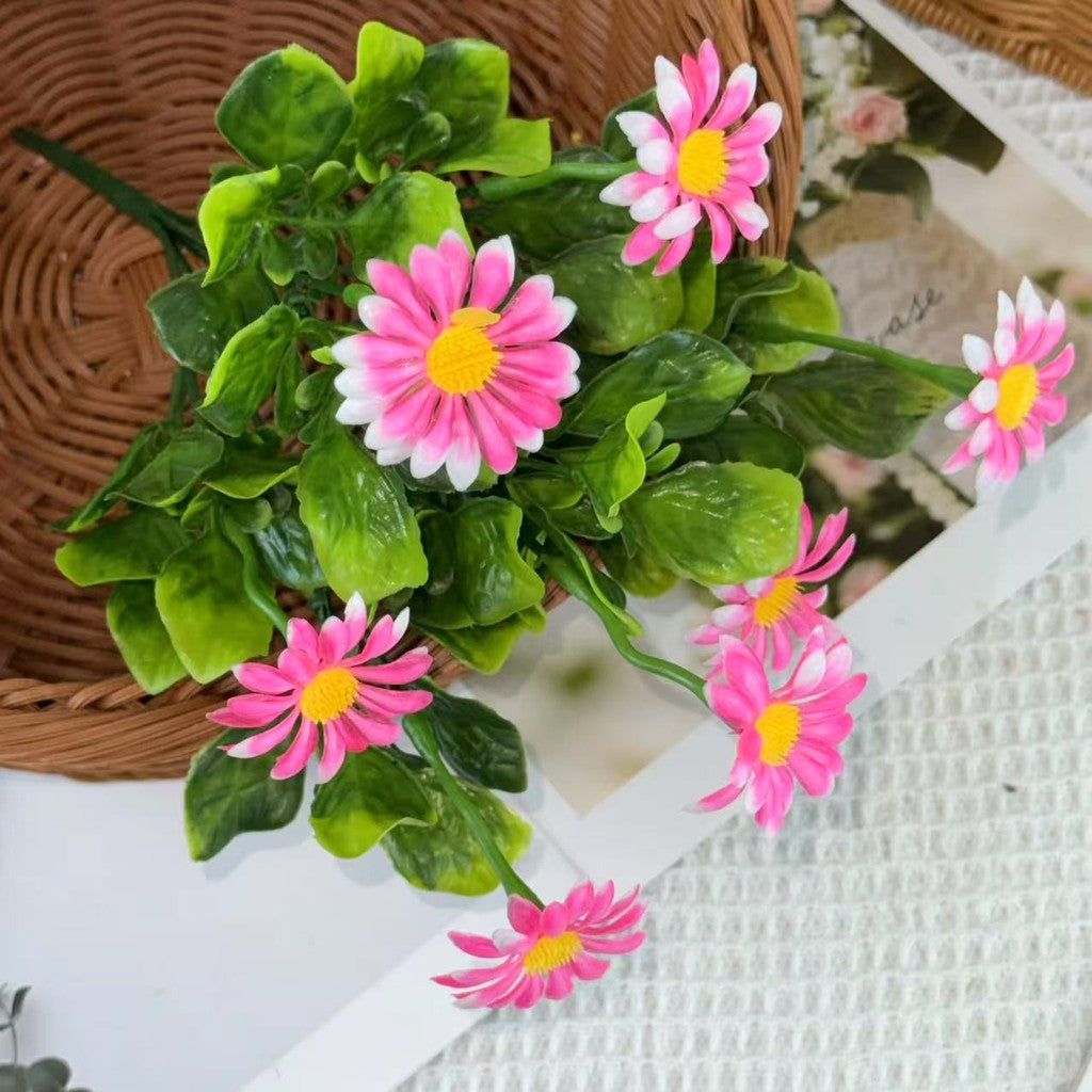 Bouquet bunga BKT 1026 KAMOMI 7Cbg Bunga Matahari Artifisial Dekorasi Hiasan Seserahan Buket Palsu