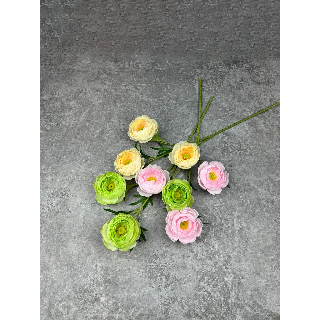 C79 YANG (x3) Bunga Peony Kain Sutra 65CM ARTIFICIAL BUNGA DEKORASI HIAS RUANGAN RUMAH KANTOR STUDIO