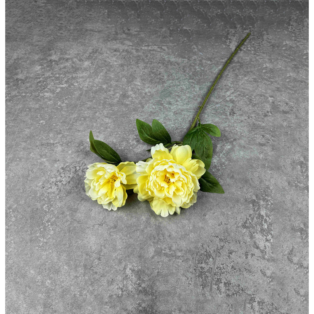 C76 OSDUA (x2) Bunga Peony Kain Sutra 75CM ARTIFICIAL BUNGA DEKORASI HIAS RUANGAN RUMAH KANTOR STUDIO