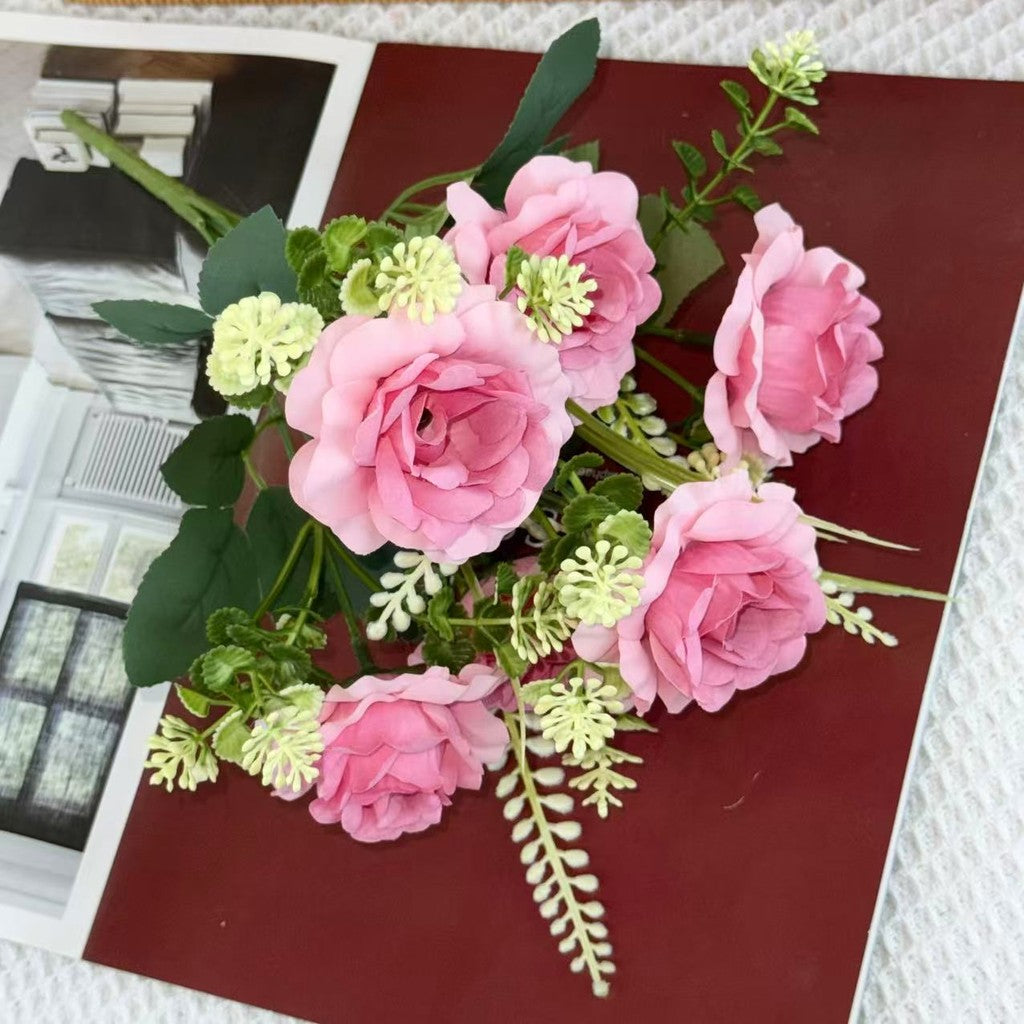 Bouquet bunga BKT 1032 DADEA (x6) 6Cbg Bunga Artifisial Dekorasi Hiasan Seserahan Buket Palsu
