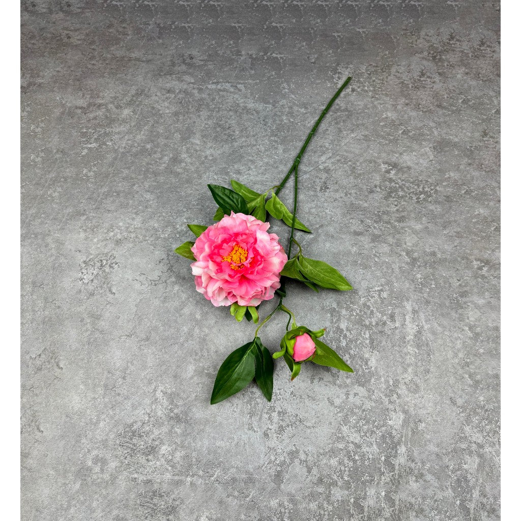 C59 ONI - ONI (x2) Bunga Peony Kain Sutra 68CM ARTIFICIAL BUNGA DEKORASI HIAS RUANGAN RUMAH KANTOR STUDIO