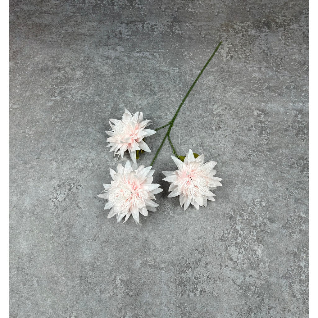 C11 (baru no daun) (x3) ANEMONE 68cm Artificial Bunga Mawar 3 Cabang 3 Kuntum Bunga Palsu Plastik Buatan Imitasi Hias Dekor Buket Bouquet Rumah Pesta/Bunga Hias