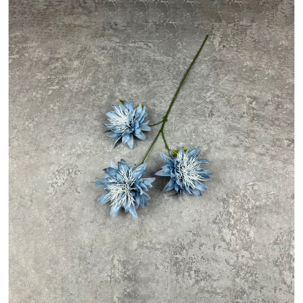 C11 (baru no daun) (x3) ANEMONE 68cm Artificial Bunga Mawar 3 Cabang 3 Kuntum Bunga Palsu Plastik Buatan Imitasi Hias Dekor Buket Bouquet Rumah Pesta/Bunga Hias