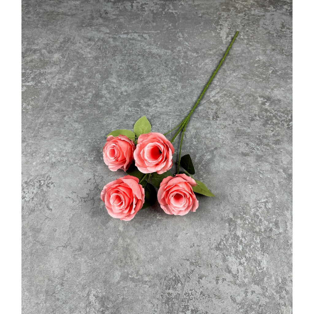 C80 NANA (x4) Bunga Mawar Kain Sutra 63CM ARTIFICIAL BUNGA DEKORASI HIAS RUANGAN RUMAH KANTOR STUDIO