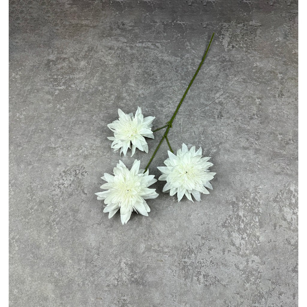 C11 (baru no daun) (x3) ANEMONE 68cm Artificial Bunga Mawar 3 Cabang 3 Kuntum Bunga Palsu Plastik Buatan Imitasi Hias Dekor Buket Bouquet Rumah Pesta/Bunga Hias