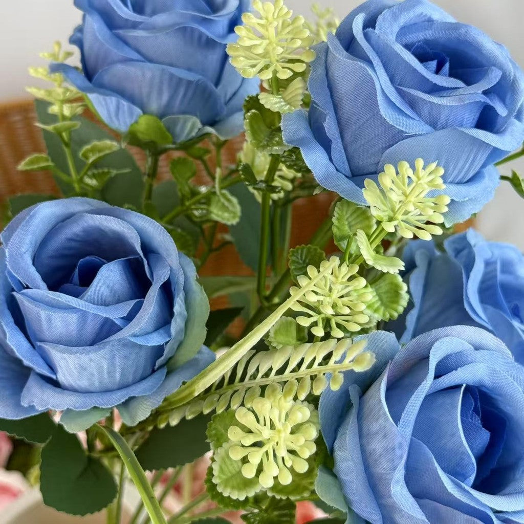 Bouquet bunga BKT 1029 RICH (x6) 6Cbg Bunga Mawar Artifisial Dekorasi Hiasan Seserahan Buket Palsu