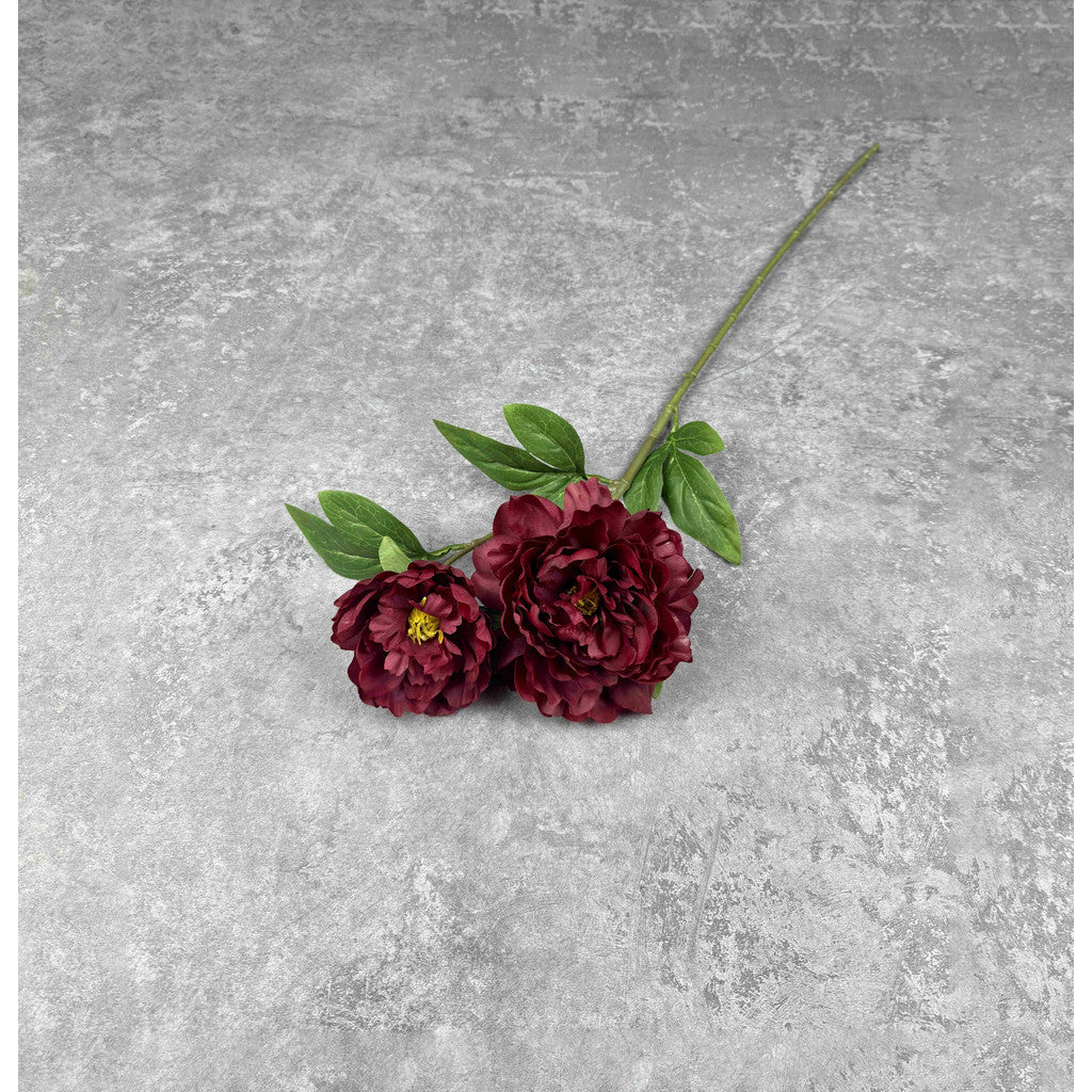 C76 OSDUA (x2) Bunga Peony Kain Sutra 75CM ARTIFICIAL BUNGA DEKORASI HIAS RUANGAN RUMAH KANTOR STUDIO