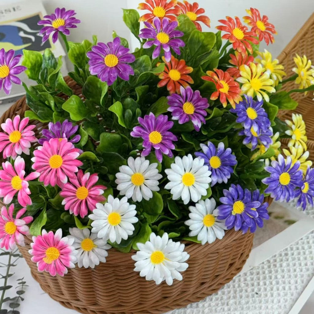 Bouquet bunga BKT 1026 KAMOMI 7Cbg Bunga Matahari Artifisial Dekorasi Hiasan Seserahan Buket Palsu