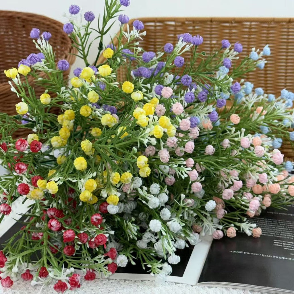 Bouquet bunga BKT 1021 FILLER 5Cbg Bunga Mawar Kecil Artifisial Dekorasi Hiasan Seserahan Buket Palsu