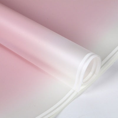 (5 LEMBAR) - FL21 GRADIASI Kertas Bunga Paper Buket Motif Gradiasi Double Line Florist Cellophane