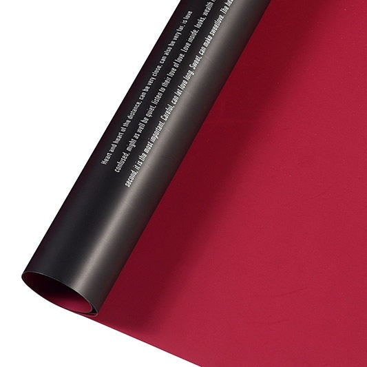 (5 LEMBAR) - FL26 STREETCORNER Kertas Bunga Paper Buket Motif Frame List Transparan Florist Cellophane