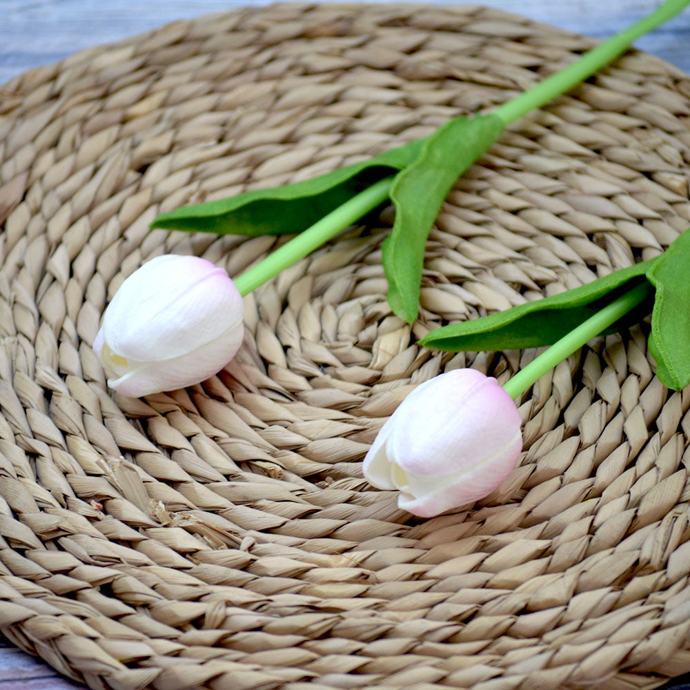 Bunga T1 Tulip 1 Kuntum Bahan Latex Bunga Palsu Plastik Edelweis Hias Artificial