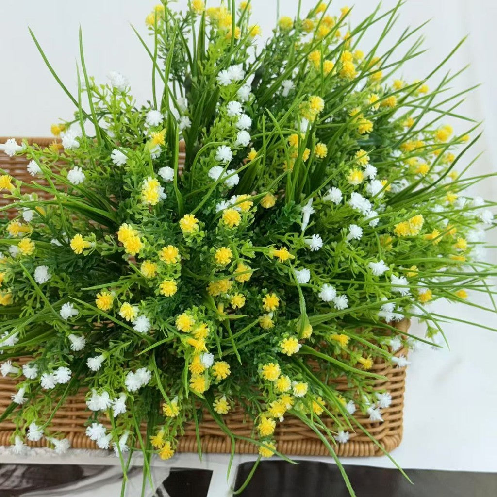Bouquet bunga BKT 1020 BABYROSE 5Cbg Bunga Mawar Kecil Artifisial Dekorasi Hiasan Seserahan Buket Palsu