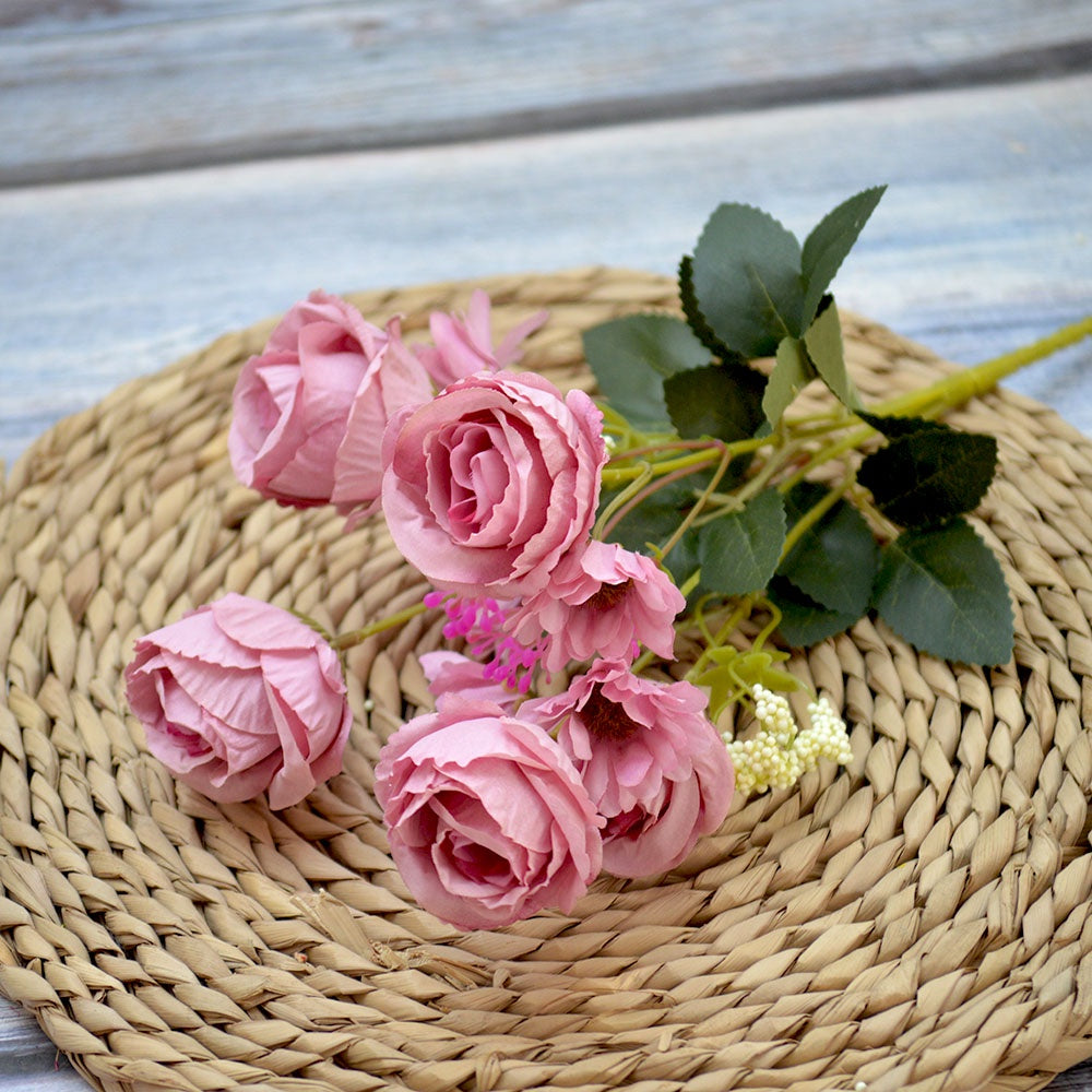 Bouquet bunga P98 MAWARSUN Mawar Artifisial Dekorasi Hiasan Seserahan Buket Palsu