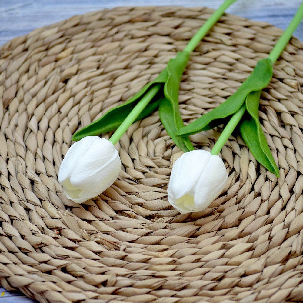 Bunga T1 Tulip 1 Kuntum Bahan Latex Bunga Palsu Plastik Edelweis Hias Artificial