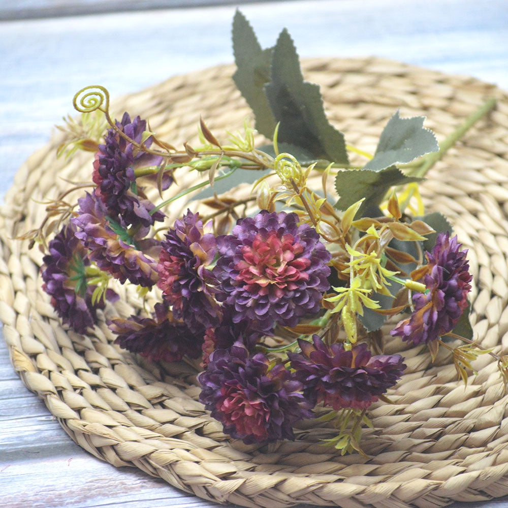 Bouquet bunga P94 AUTUMNLIA Dahlia Musim Gugur Flower Dekorasi Ruangan