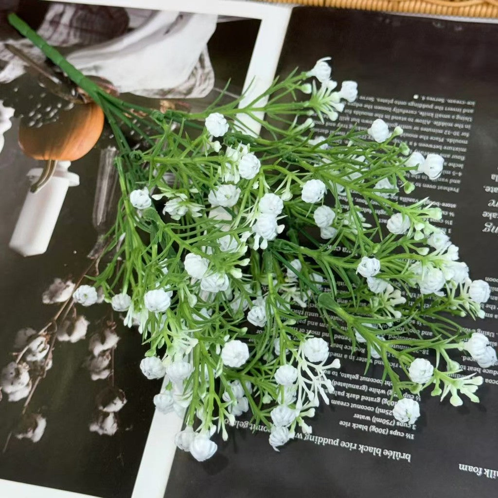 Bouquet bunga BKT 1021 FILLER 5Cbg Bunga Mawar Kecil Artifisial Dekorasi Hiasan Seserahan Buket Palsu