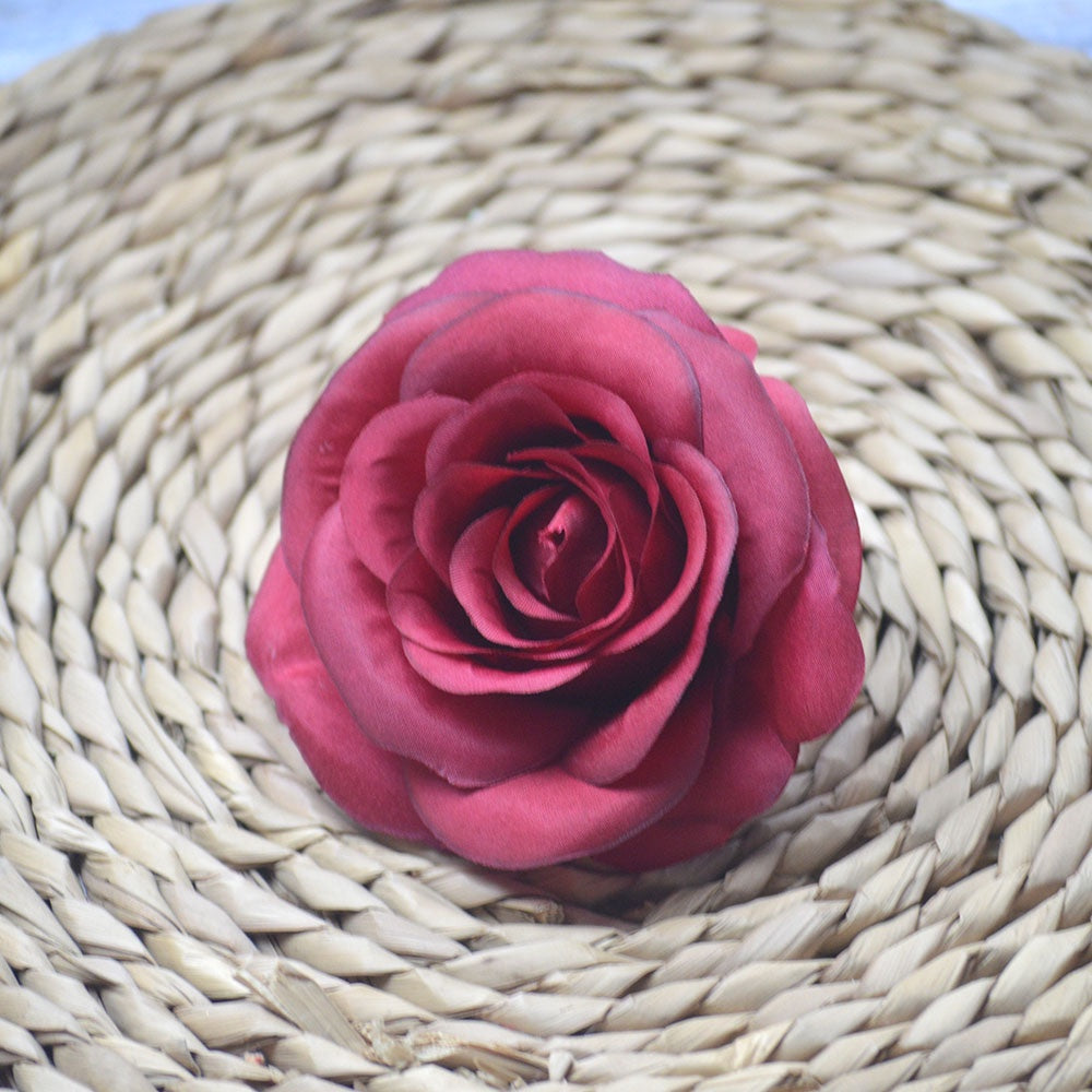 KTM02 BULGARIA Diameter 9cm Kepala Kuntum Rose Putik Kuntuman bunga hias plastik gerbera aster krisan dahlia kain hiasan dekor dekorasi pesta pernikahan wedding seserahan hantaran mahar ruangan kamar tidur