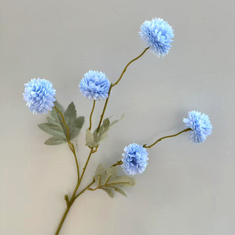 C25 LIMAPOM BUNGA POMPOM 52CM Diameter 5cm ARTIFICIAL DEKORASI HIAS RUANGAN RUMAH KANTOR STUDIO