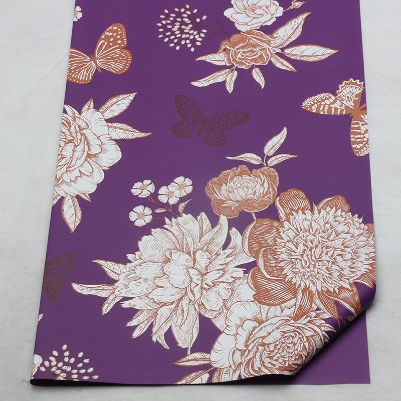 FL47 R&B Kertas Bunga Paper Buket Motif Cellophane