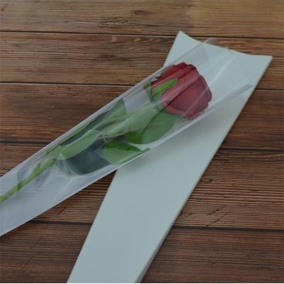 1pc Plastik Bunga Mawar 1 tangkai (ecer per lembar) / Wrapping Plastik untuk Mini Buket Rose