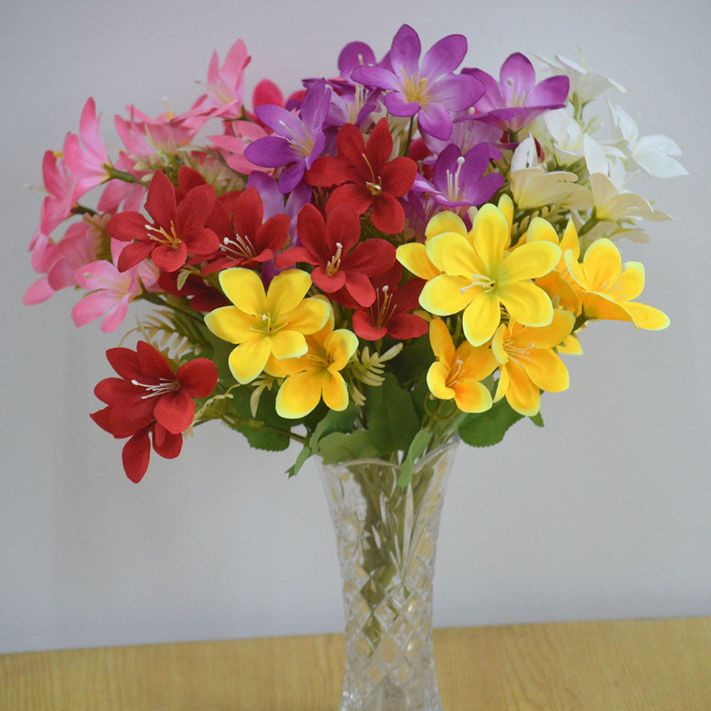 Bouquet bunga P621 BAKUNG Lily Artifisial Dekorasi Hiasan Seserahan Buket Palsu