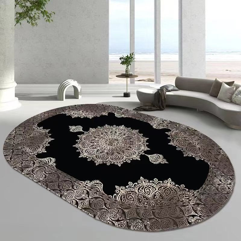 Karpet Lantai Polyester Motif Abstrak Uk 160 x 120cm/Karpet Lantai Modern