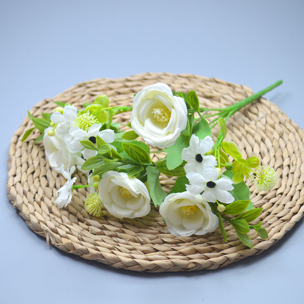 Bouquet bunga P86 WEI Mawar Artifisial Dekorasi Hiasan Seserahan Buket Palsu
