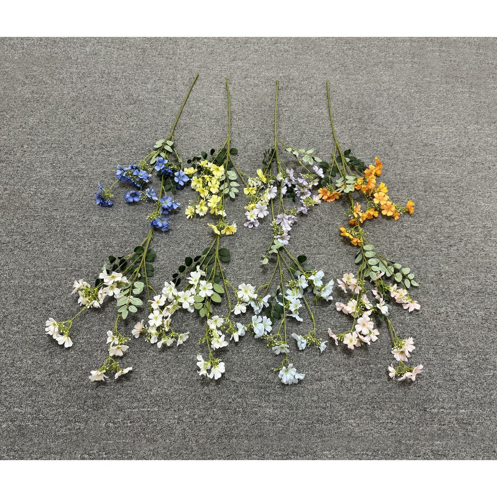 C29 ALYSSUM BUNGA ALISUM 78CM Diameter 4cm ARTIFICIAL DEKORASI HIAS RUANGAN RUMAH KANTOR STUDIO