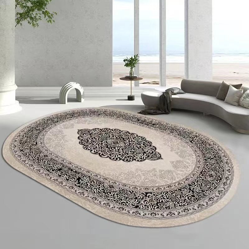 Karpet Lantai Polyester Motif Abstrak Uk 160 x 120cm/Karpet Lantai Modern